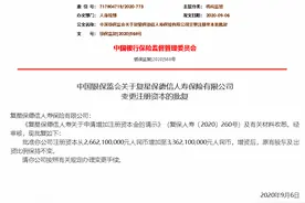 偿付能力大考在即 复星保德信人寿7亿增资获批图片