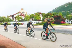 不为竞速，只为赏景，百余骑友用车轮刻画舟山美景图片