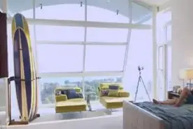 李敏镐韩国豪宅，卧室装成度假风，整面玻璃墙设计睡觉有安全感吗图片