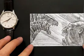 B站UP主耗时两个月，自制哥斯拉大战金刚，手绘图高达856张图片