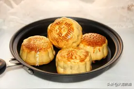 不用转化糖浆做广式月饼，甜而不腻松软可口，简单又好吃图片