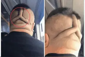 “本想买辆奔驰，看到大叔的发型，我失去了兴趣！”哈哈哈图片