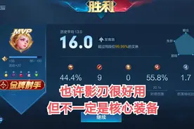 艾琳要不要出影刃？了解一下16评分的艾琳，换一种出装也许更好玩图片