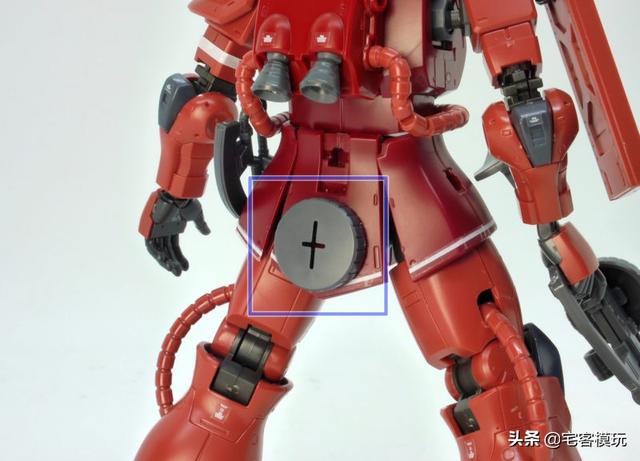 模玩测评：转11区测评系列 HG GTO 夏亚专用扎古II 红色彗星Ver.