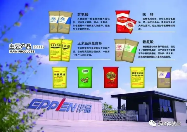 @赤峰人，内蒙古伊品生物科技有限公司招聘简章