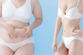 肚子大得像怀孕一样的姑娘，坚持这三点，马甲线就在召唤你图片