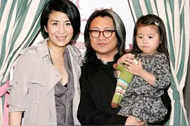 吴君如罕晒家庭照，女儿太像老爸陈可辛，侄女身材高挑想入行发展图片