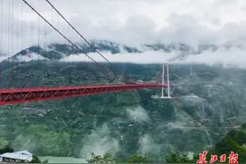 绝壁搭“天梯”，深谷架“飞虹”，“武汉造”建好这座桥丽江就更近了图片