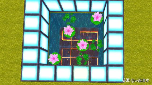 迷你世界 水池下的夺命陷阱 散发光芒的诱惑