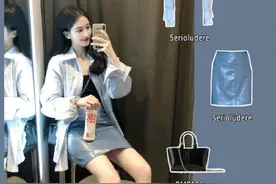zara又出新款了，细闪皮裙显腿细，梨形身材的福音图片