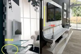 你家电视柜还用常规款？太土啦，改用这种一体电视墙，时髦还好看图片