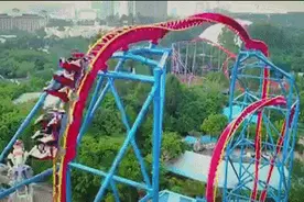 去长隆欢乐世界，把所有高空刺激的项目都玩了一遍图片