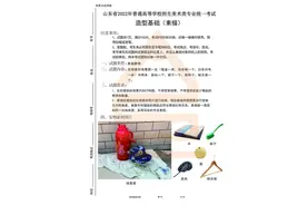 2022届山东美术联考模考老师范画·素描图片