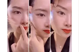 这就是韩国模特如何使脸部恢复活力：没有皱纹，有光泽的脸部效果图片