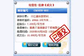 鏖战146轮，溢价51.25%！刚刚，通州兴仁104.9亩商住用地成功出让，楼面价7260元/㎡图片
