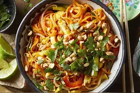 吃过用红薯做的“炒面”么？美味酱汁让人赞不绝口，腹部减脂20图片