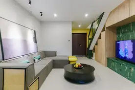 78㎡北欧复式公寓，油画般梦幻小家，心动到不能自已图片
