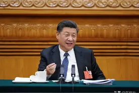 习近平：“我在电视上看到你了”；“湖北代表团一定得来一下”图片