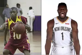 胖虎当年这么瘦你敢信？NBA新生代球星今昔对比照图片