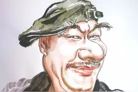 漫画家海印肖像漫画图片