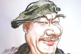 漫画家海印肖像漫画图片
