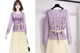 个矮穿衣也不慌，瞧瞧这轻奢名媛小套装，休闲通勤穿都洋气显高挑图片