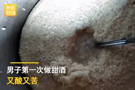 湖南一男子首次做甜酒失败怕浪费拿去喂鸡，结果一只鸡吃后醉倒了图片