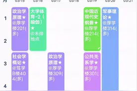 江苏一大学课表"火"了！网友：竟被高中老师"骗"了三年！图片
