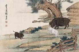 画家笔下的六畜兴旺，祝您大吉大利图片