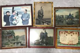 杭州东方红丝织厂文革期间的领袖像图片