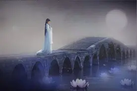 来世不愿再轮回！只想恳请孟婆收留，帮她洗洗碗、端端汤图片