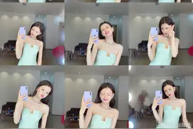 孙怡更新自拍，穿低胸装卖萌，难掩副乳太真实图片