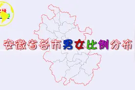 安徽省各市“男女比”分布，16市男多女少！视频封面