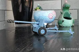 积木做成的反坦克炮：全冠积木Pak40反坦克炮评测图片