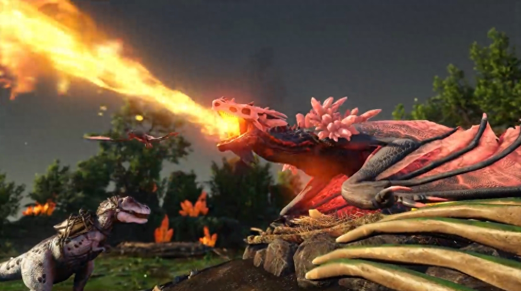 处处是细节!《方舟生存进化》水晶岛DLC三大水晶龙充满奇幻元素