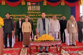 洪森：在柬埔寨没有中国军队图片