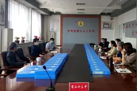 邯郸市教工委副书记齐晓兵一行3人到市二十三中本部、南校区、赵都校区督导调研开学复课工作情况图片