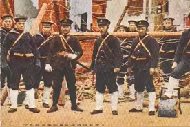 彩色明信片：1932年上海一二八事变中的日本鬼子图片