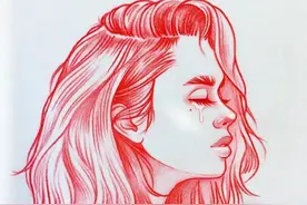 彩铅笔下的人像绘画作品画师Rik Lee ​​​​图片