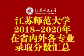 江苏师范大学2018-2020年在省内外各专业录取分数+位次！含艺体图片