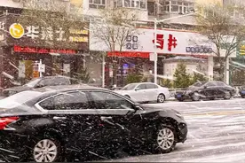 张家口市区：亦见雪飘过图片