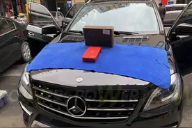 合肥奔驰ML400车载音响升级改装野兽dsp功放图片