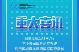 再获批！强生全视Catalys飞秒激光眼科治疗系统利用乐城真实世界数据获批注册图片