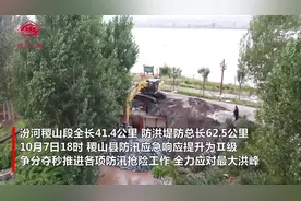 汾河洪峰过境稷山 7200名村民安全撤离图片