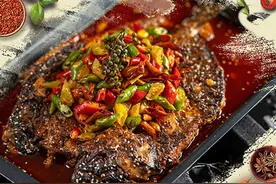 韩国人是这样吃鱼的，秘制干烧鲤鱼制作方法，配方精准到克图片