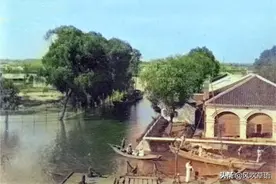 湖北荆州：晚清时期荆州古城和沙市的彩色旧影图片