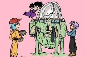 《龙珠》贝吉塔与布玛的幸福生活插画图片