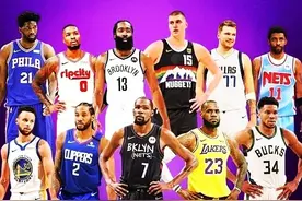 美媒评出的现役12大巨星，湖人占5席，篮网2人，库里力压字母图片