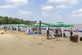 上坞沙滩浴场，我去过的最干净的哈尔滨免费沙滩图片