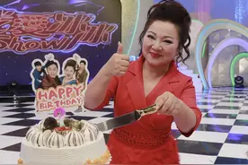 66岁白冰冰自称主持节目收视破3，将穿泳衣上街，准备开始减肥图片